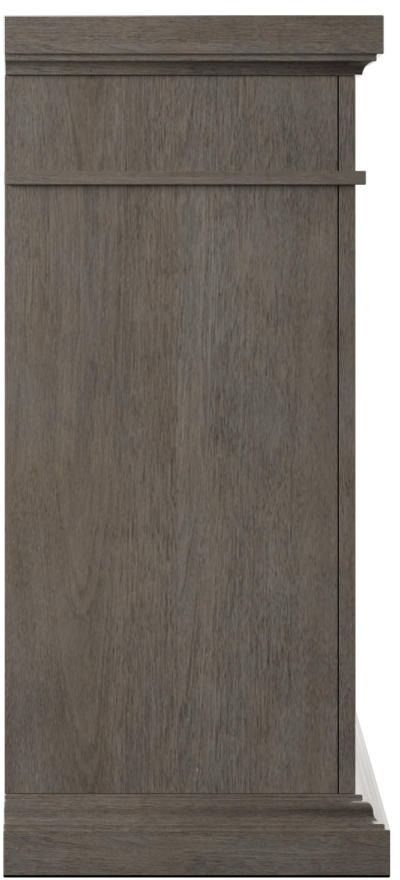 ClassicFlame® Ellistone Weathered Gray TV Stand with Electric Fireplace and Bluetooth Compatibility -3