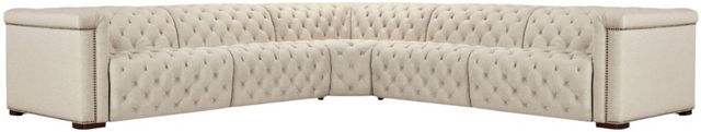 Hooker® Furniture SS Savion Deux Aries Beach 5-Seat with 4 Power Recliners and 6 Power Headrests