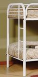 Titus Furniture White Metal Twin/Twin Bunk Bed-1