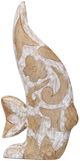 Stylecraft Gold/White 13" Fish Carved-0