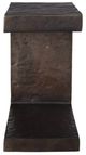 Uttermost® Obra Golden Dark Bronze Aluminum Indoor-Outdoor Side Table-3