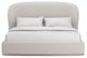 Caracole® Opal Alabaster Queen Upholstered Panel Bed-1
