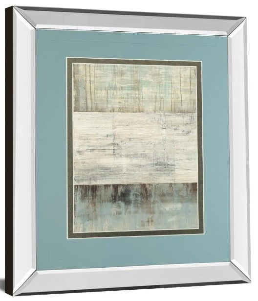 Classy Art Of Fog and Snow by Heather Ross Mirror Framed Wall Art-2