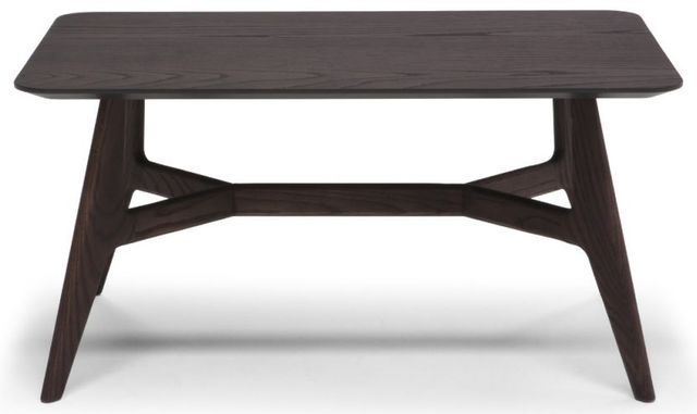 Natuzzi Editions Plettro Brown Ash Rectangular Table-0