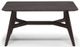 Natuzzi Editions Plettro Brown Ash Rectangular Table-0