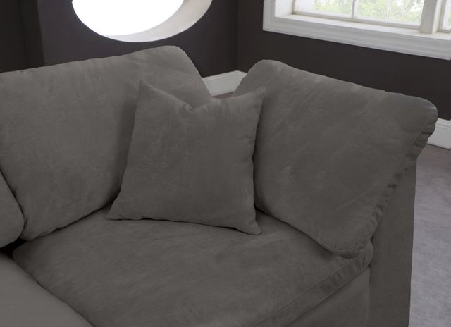 Meridian Furniture Cozy Grey Velvet 119" Cloud Modular Sofa-3