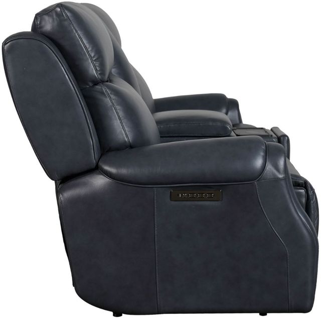 Liberty Furniture Clinton Carmel Slate Leather Power Reclining Loveseat with Power Headrest and Power Lumbar-3