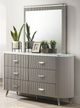 Furniture of America® Aldridge 4-Piece Light Gray Queen Bedroom Set-5