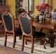 ACME Furniture Chateau De Ville 2-Piece Black/Cherry Dining Side Chair Set-4