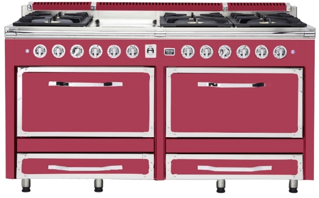 Viking® Tuscany 66” Valentine Pro Style Dual Fuel Range with