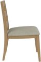 Riverside Furniture Davie Beige/Pale Oak Upholstered Seat Side Chair-2