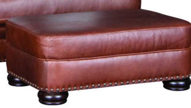 Mayo Customizable 3620L Leather Ottoman-1