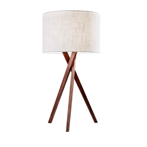 Adesso® Brooklyn Walnut Table Lamp-0