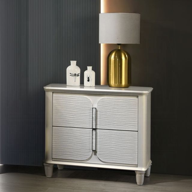 ACME Furniture Laveda Pearl White Nightstand-1