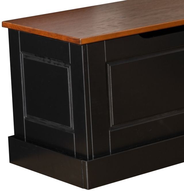 Linon Norah 2-Piece Black/Walnut Nook Dining Set-1