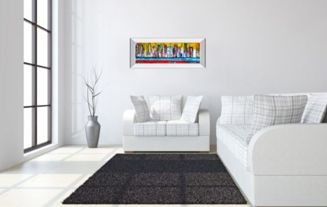 Classy Art Skyline by Erin Ashley Mirror Framed Wall Art-3