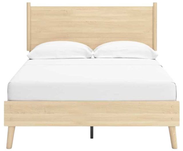 Signature Design by Ashley® Cabinella Tan Full Platform Panel Bed-1