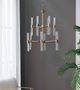 A & B Home Idony Chrome/Gold Chandelier-3