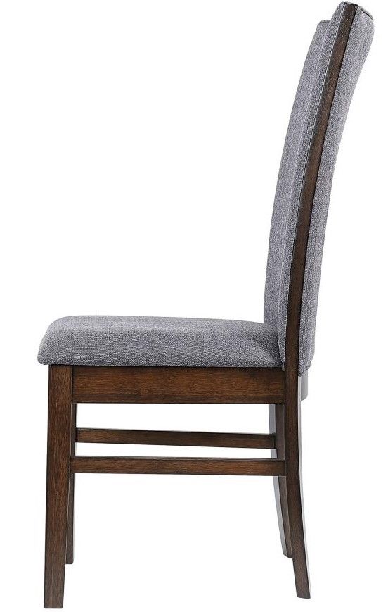 Coaster® Sherwood Brown/Gray Upholstered Dining Side Chair-3