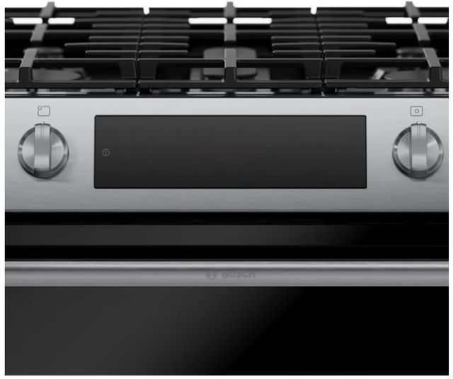 Bosch® 100 Series 30" Stainless Steel Slide-In Gas Range-3