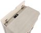 Crown Mark Napoli Beige Nightstand with USB-3