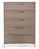VIG Furniture Nova Domus Boston Brown/Stainless Steel Chest-1