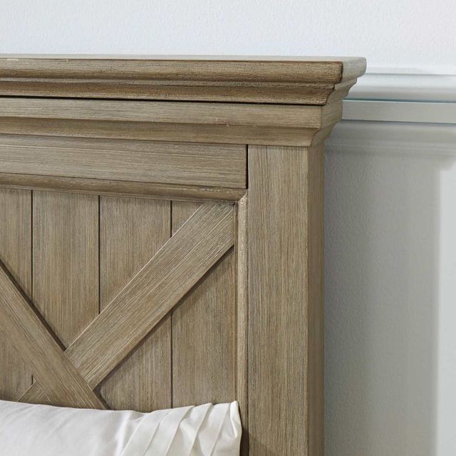 homestyles® Mountain Lodge Gray King Headboard and Nightstand-3
