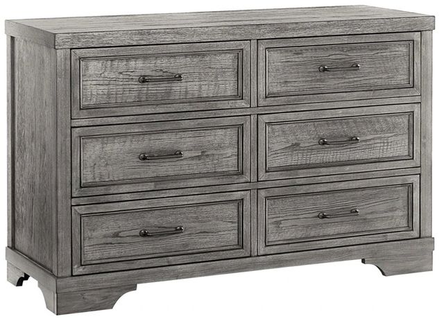 Westwood Design Foundry Brushed Pewter 6-Drawer Dresser-0