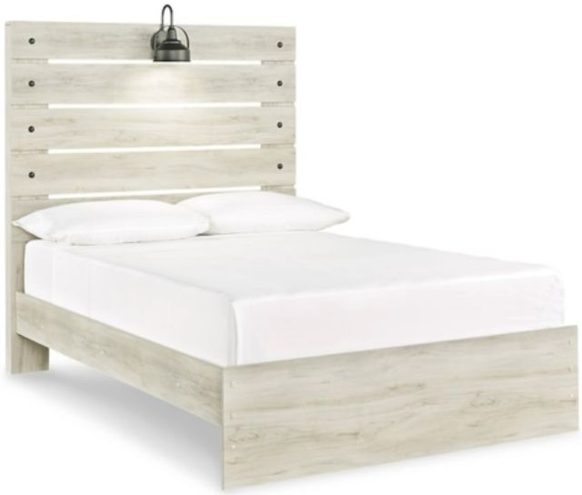 Signature Design by Ashley® Cambeck 5-Piece Whitewash Full Panel Bed Set-1