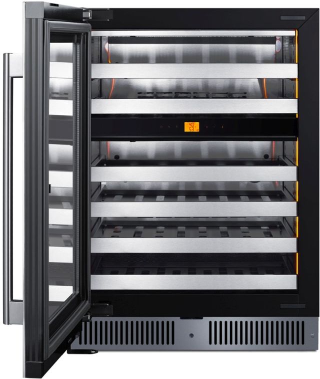 Summit® 24" Stainless Steel Built-In Wine Cooler-3