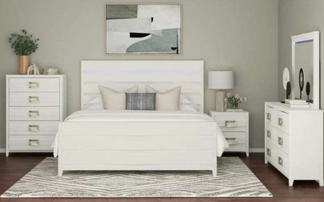 Elements International Tobias White Chest-1