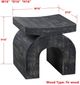 Forty West Black Carrie Stool-1