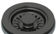 Rohl® Black Stainless Steel Manual Basket Strainer Without Remote Pop-Up-1
