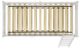 Elements International Sami White Twin Over Twin Bunk Bed-3