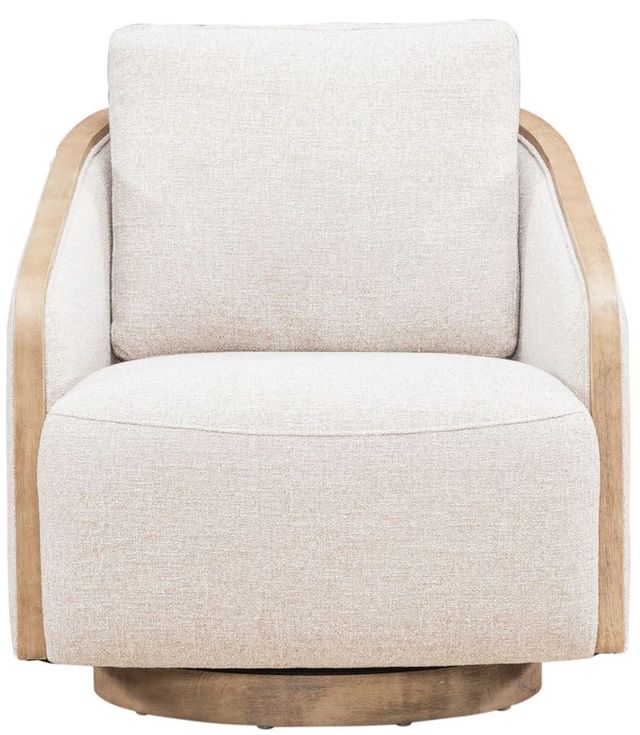 Liberty Furniture Nora Light Brown/Nathan Ginger Swivel Accent Chair-2