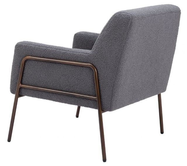 Zuo® Modern Charleston Gray Accent Chair-3