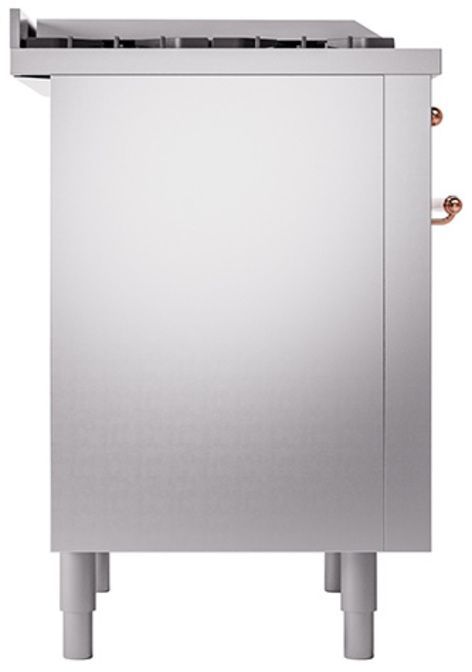 Ilve® Nostalgie II Series 36" Stainless Steel Pro Style Dual Fuel Range-3