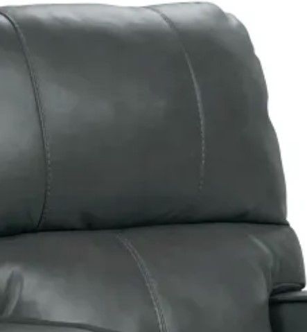 La-Z-Boy® Maddox Slate Leather Power Wall Recliner with Headrest and Lumbar-1