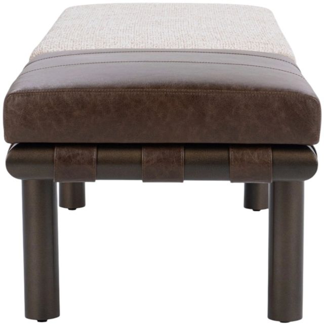 Classic Home Brooklyn Coco Latte Power Reclining Bench-3