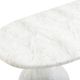 TOV Furniture Smooch White 87" Concrete Indoor/Outdoor Dining Table-5