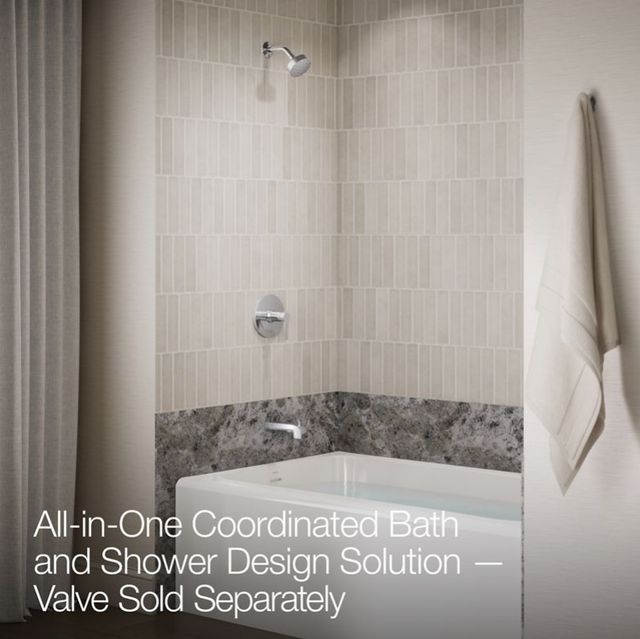 KOHLER® Pitch® Rite-Temp® Polished Chrome 1.75 GPM Bath and Shower Trim Kit-3