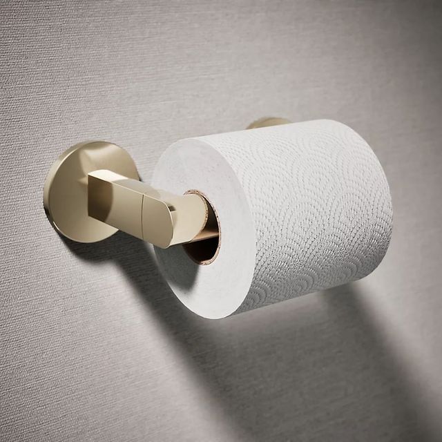 KOHLER® Components® Vibrant French Gold Pivoting Toilet Paper Holder-1