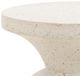 Dovetail Furniture Cove Ivory Concrete Terrazzo Outdoor End Table-1
