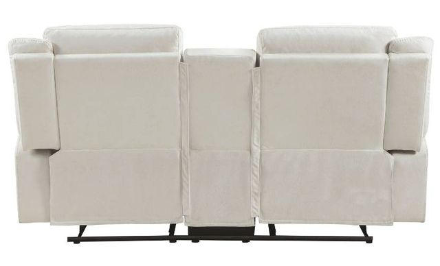 Homelegance® Dean Beige Double Manual Reclining Loveseat with Center Console-3