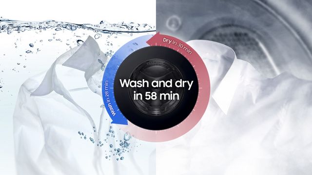 Samsung Dark Steel Laundry Pair-6