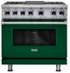 Viking® 7 Series 36" Ivy Pro Style Dual Fuel Range with Griddle-0