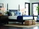 Tommy Bahama® Furniture Kingstown Sovereign Black King Poster Bed-2