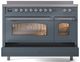 Ilve® Nostalgie II Series 48" Blue Grey Pro Style Induction Range-4