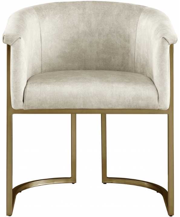 Meridian Furniture Tierra Cream Upholstered Dining Chair-3