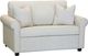 Edgewood Furniture Pottery Natural Queen Sleeper Loveseat-1